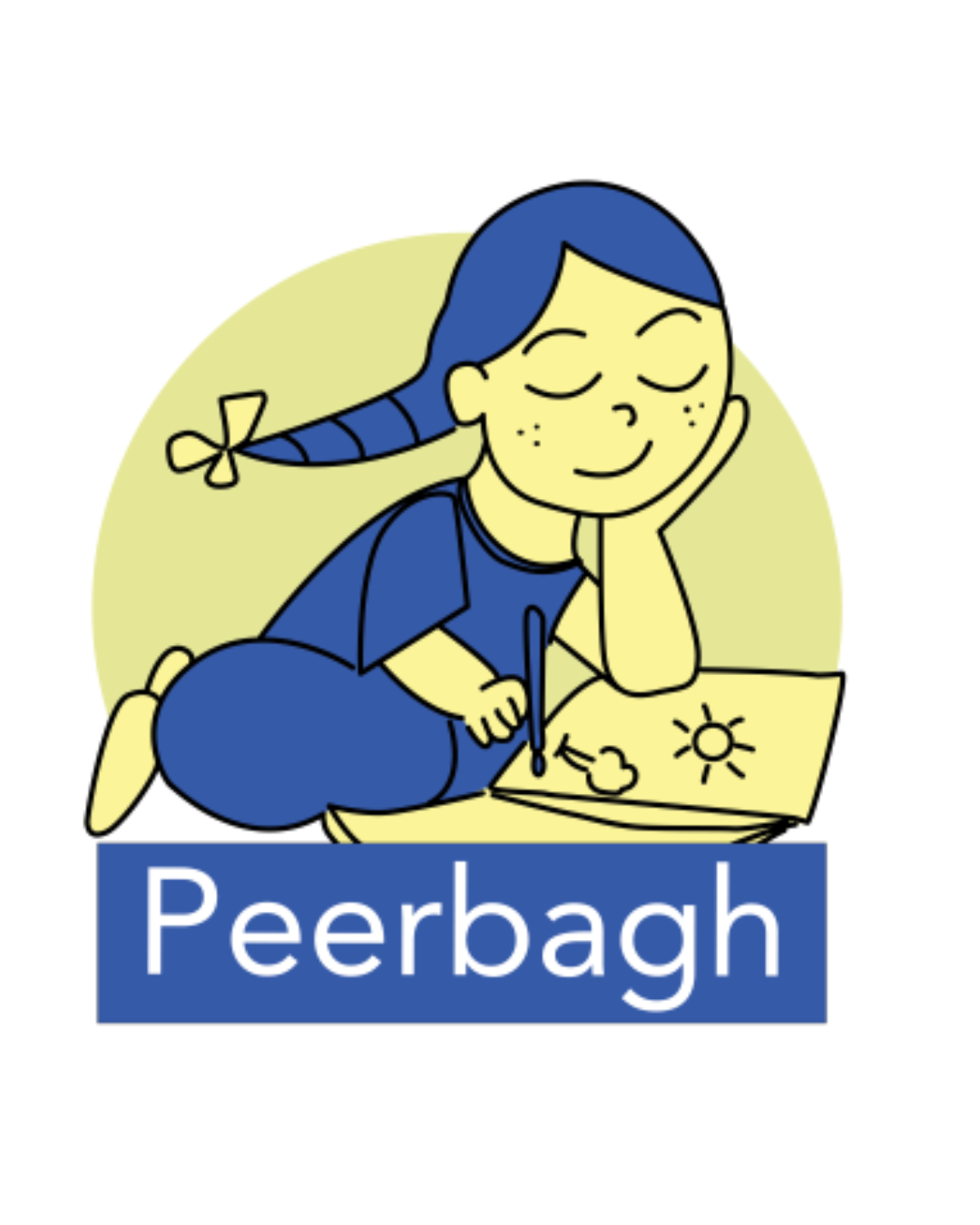 Peerbagh logo, editorial and research client