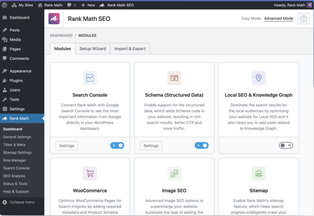 Rankmath as one of the digital marketing tool stack