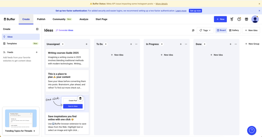 Buffer as one of the digital marketing tool stack