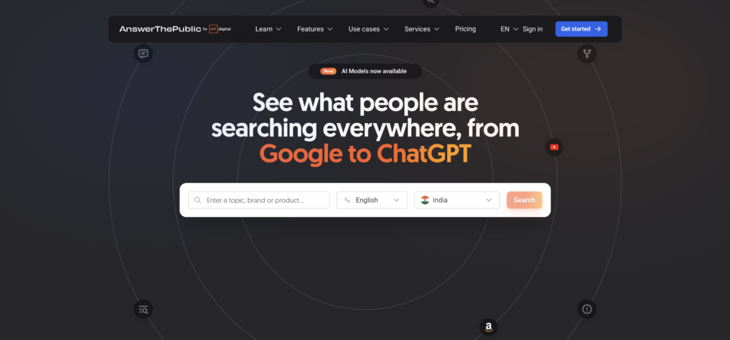 Answer the Public is one the digital marketing tool for small businesses. 